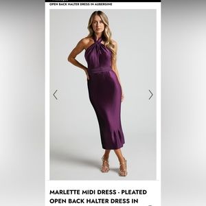 Purple Midi Dress